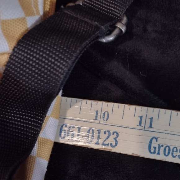 Vans Yellow Checkered Backpack - Picture 10 of 12